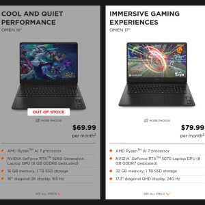 HP startet Gaming-Laptop-Abo für Omen-Modelle ab 49,99 US-Dollar HP Notebook miete