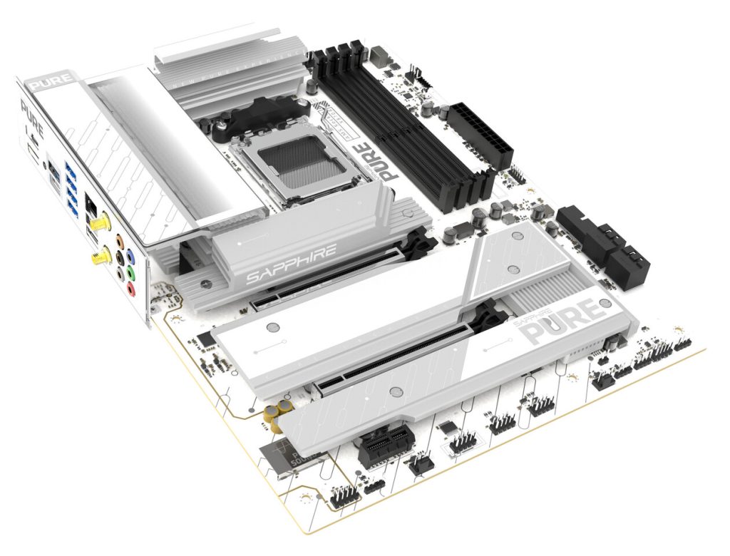 SAPPHIRE präsentiert das PURE X870A WIFI 7-Motherboard