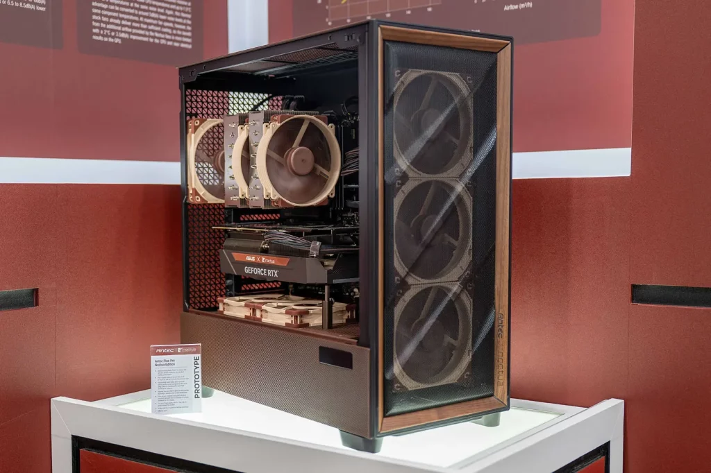 Noctua und Antec teasern Flux Pro Noctua Edition mit sechs Lüftern