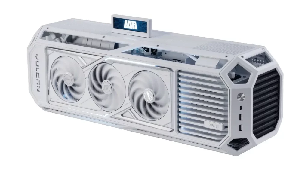 Colorful zeigt iGame LAB Vulcan Armor Gehäuse für White-Vulcan-Builds