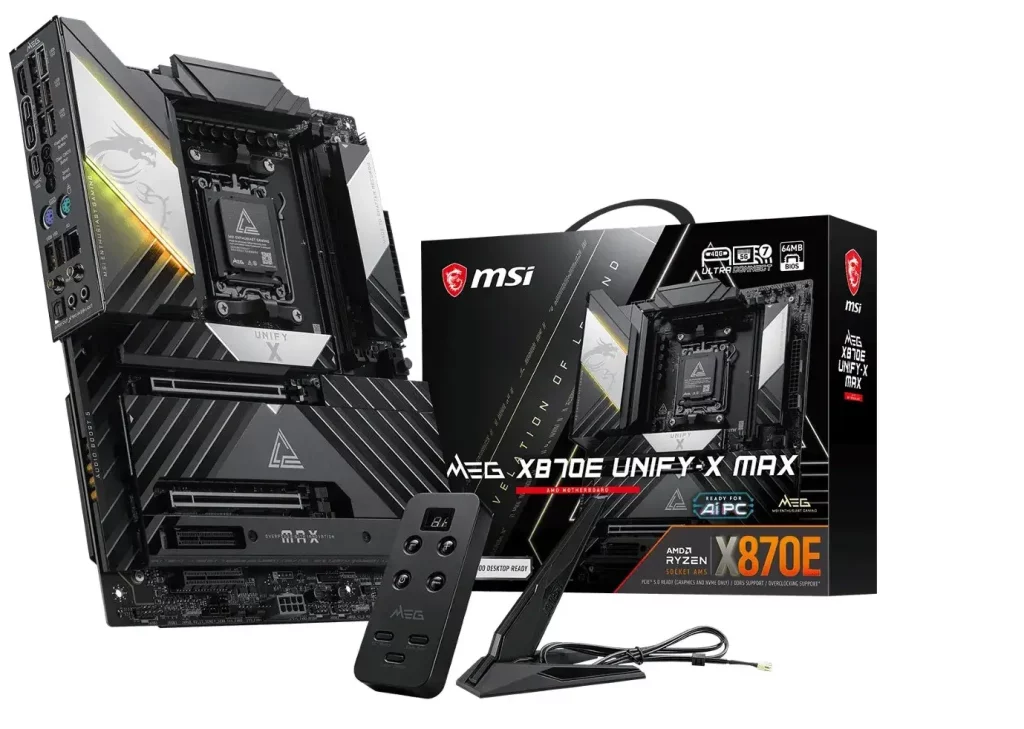 MSI MEG X870E UNIFY-X MAX unterstützt DDR5-Geschwindigkeiten über 10600 MT/s