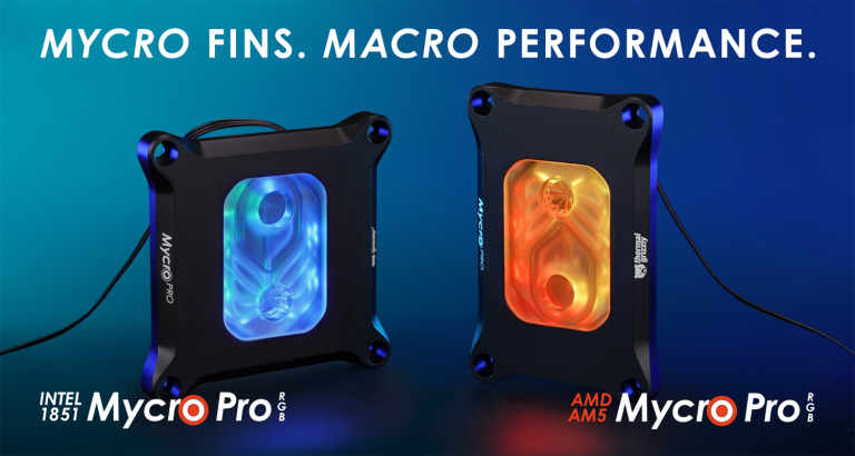 Thermal Grizzly erweitert Portfolio um neue Mycro Pro CPU-Wasserkühler für AMD- und Intel-Systeme