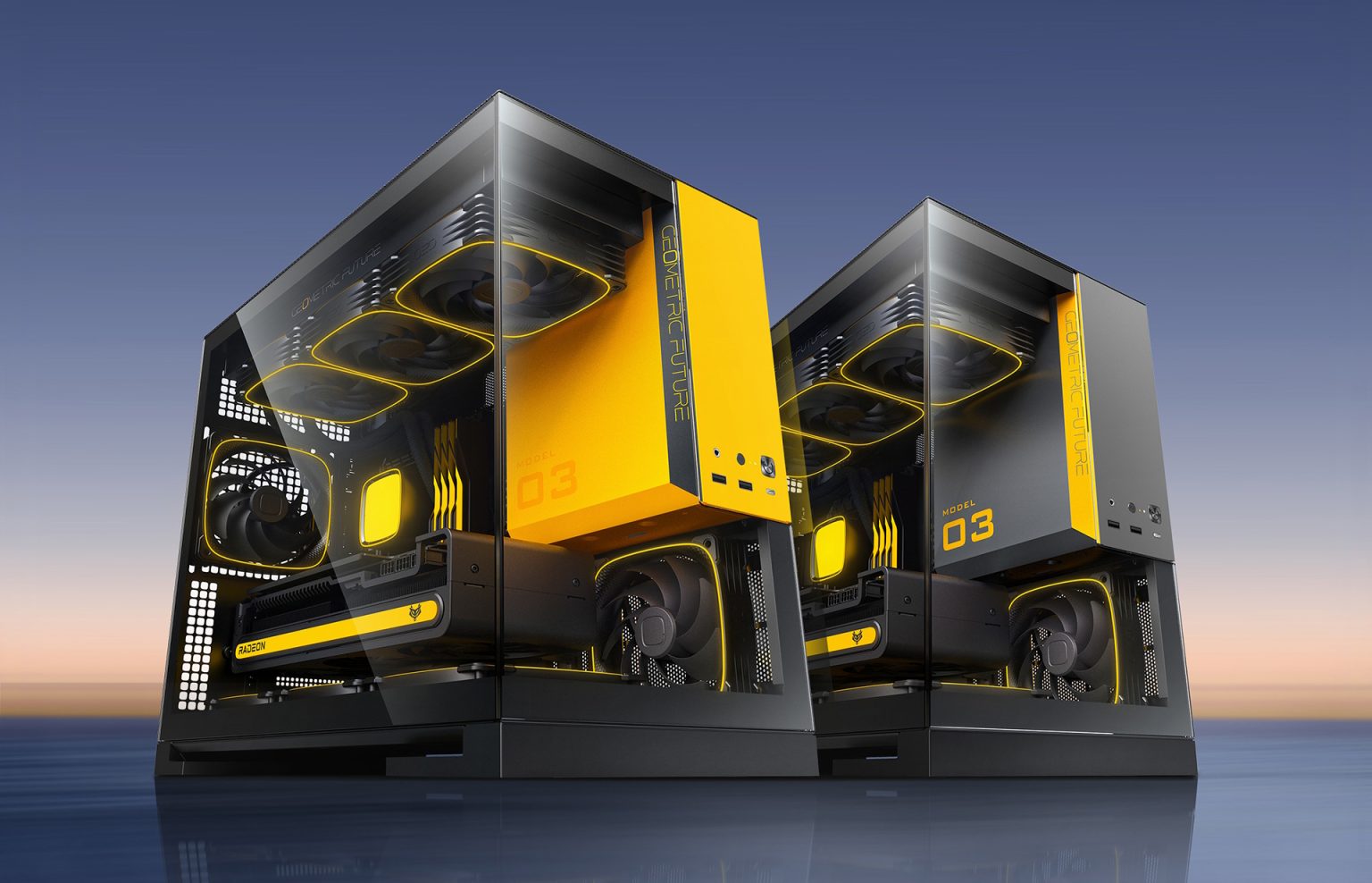 Geometric Future stellt kompaktes Model 3 mATX-Gehäuse vor