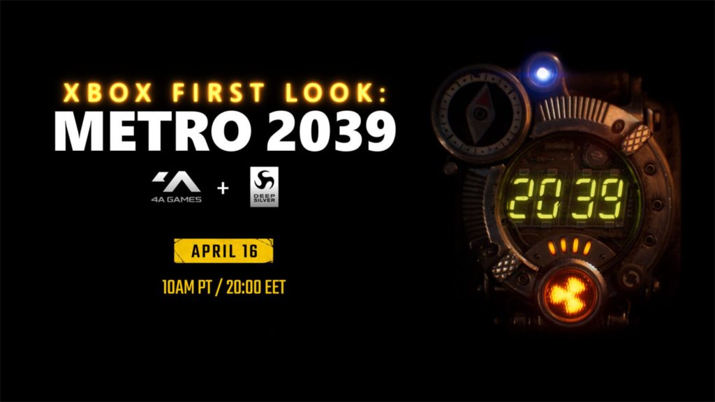Metro 2039 wird diese Woche offiziell enthüllt