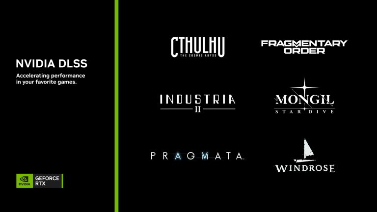 DLSS verbessert diese Woche PRAGMATA, Cthulhu: The Cosmic Abyss, INDUSTRIA 2 und weitere Titel