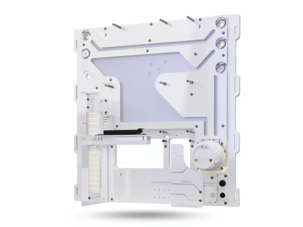 Singularity Computers stellt das Portal Wall Mount Water-cooling Case Advanced vor
