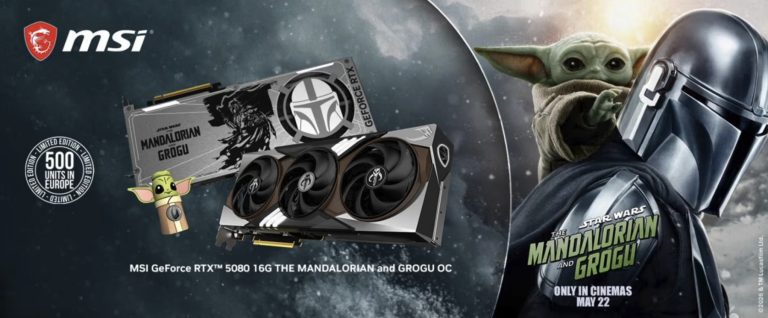 MSI präsentiert die streng limitierte GeForce RTX 5080 16G The Mandalorian and Grogu Edition OC
