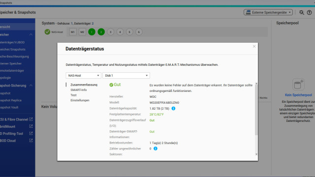 QTS Storage & Snapshots