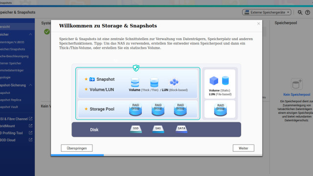QTS Storage & Snapshots