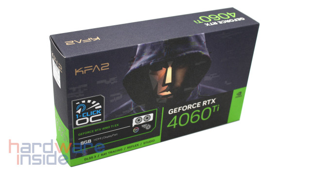 Verpackung der KFA2 GeForce RTX 4060 Ti 8GB EX