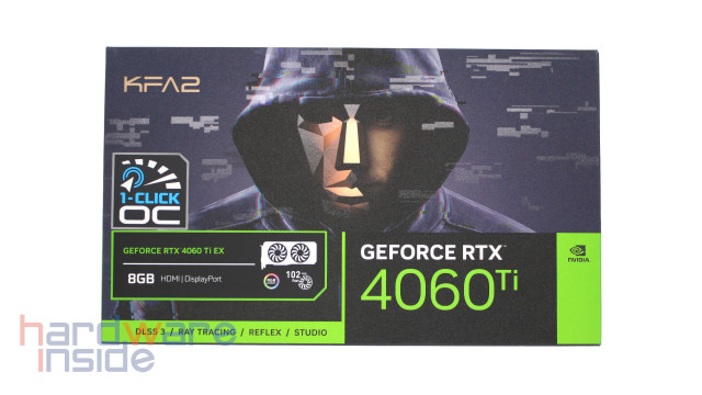 Verpackung der KFA2 GeForce RTX 4060 Ti 8GB EX