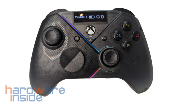 OLED Screen des ROG Raikiri Pro Controller