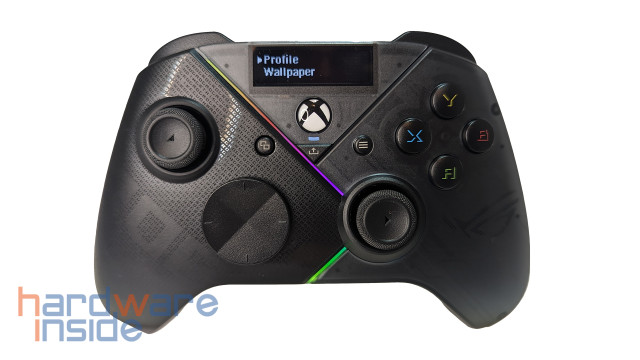 OLED Screen des ROG Raikiri Pro Controller