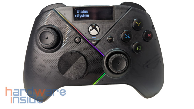 OLED Screen des ROG Raikiri Pro Controller