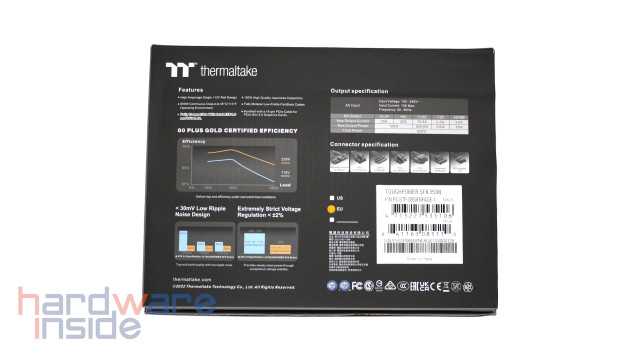 Verpackung des Thermaltake Toughpower SFX 850W Gold