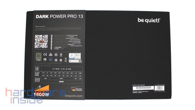 Verpackung der be quiet! DARK POWER PRO 13 1600W