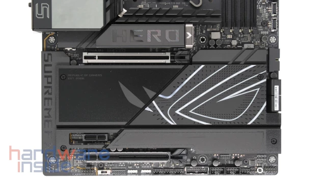 Detailansicht des Asus ROG Maximus Z890 Hero