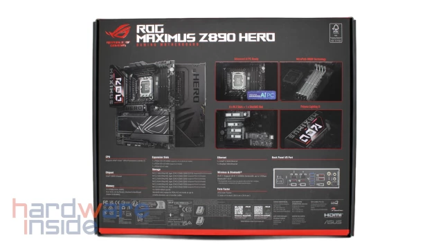 Verpackung des ASUS ROG MAXIMUS Z890 HERO