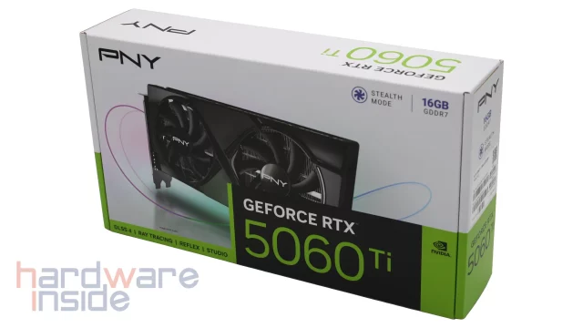 Verpackung der PNY GeForce RTX 5060 Ti (16 GB)